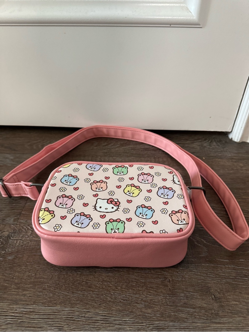 Sanrio Hello Kitty Multicolor Character Crossbody Bag in Pink - Picture 3 of 4